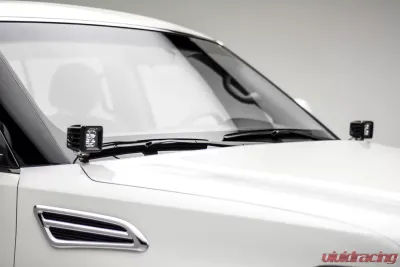 ZROADZ Y62 Hood Hinge LED Bracket to mount (2) 3 Inch LED Pod Lights Nissan Patrol 2010-2017 - Z367871