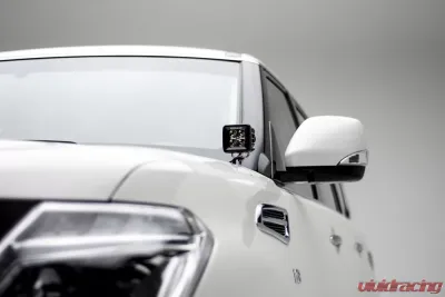 ZROADZ Y62 Hood Hinge LED Bracket to mount (2) 3 Inch LED Pod Lights Nissan Patrol 2010-2017 - Z367871