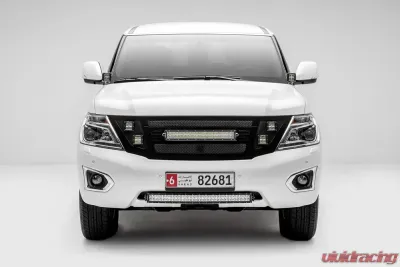 ZROADZ Y62 Hood Hinge LED Bracket to mount (2) 3 Inch LED Pod Lights Nissan Patrol 2010-2017 - Z367871