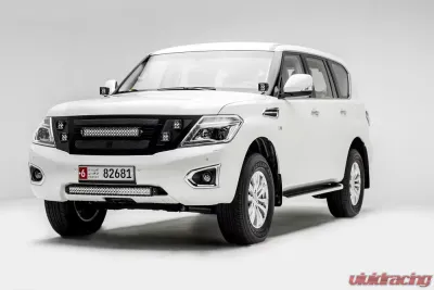 ZROADZ Y62 Hood Hinge LED Bracket to mount (2) 3 Inch LED Pod Lights Nissan Patrol 2010-2017 - Z367871