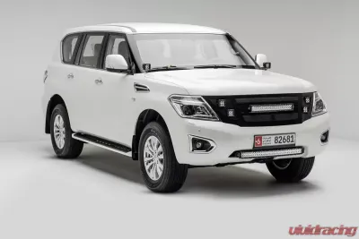 ZROADZ Y62 Hood Hinge LED Bracket to mount (2) 3 Inch LED Pod Lights Nissan Patrol 2010-2017 - Z367871