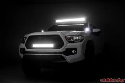 ZROADZ Hood Hinge LED Bracket to mount (2) 3 Inch LED Pod Lights Toyota Tacoma 2016-2023 - Z369401