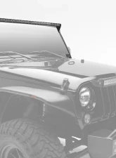 ZROADZ Front Roof LED Kit Incl. (1) 50 Inch LED Straight Single Row Slim Light Bar Jeep JK 2007-2017                                     - Z374711-KIT - Image 8