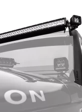 ZROADZ Front Roof LED Kit Incl. (1) 50 Inch LED Straight Double Row Light Bar Jeep JK 2007-2018                                     - Z374811-Kit-S - Image 2