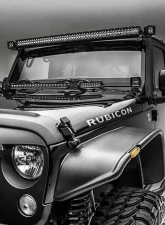ZROADZ Front Roof LED Kit Incl. (1) 50 Inch LED Straight Double Row Light Bar Jeep JK 2007-2018                                     - Z374811-Kit-S - Image 4