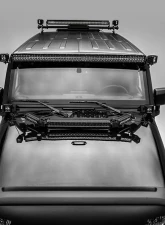 ZROADZ Front Roof LED Kit Incl. (1) 50 Inch LED Straight Double Row Light Bar Jeep JK 2007-2018                                     - Z374811-Kit-S - Image 6