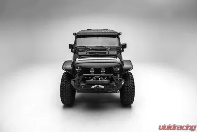 ZROADZ Front Roof LED Kit Incl. (1) 50 Inch LED Straight Double Row Light Bar Jeep JK 2007-2018 - Z374811-Kit-S