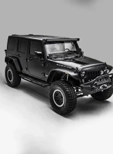 ZROADZ Front Roof LED Kit Incl. (1) 50 Inch LED Straight Double Row Light Bar Jeep JK 2007-2018                                     - Z374811-Kit-S - Image 8