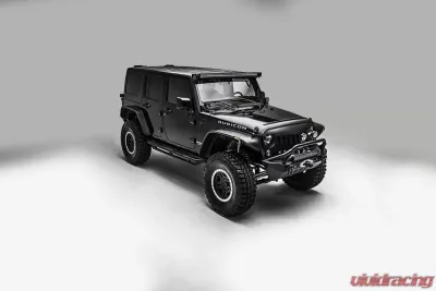 ZROADZ Front Roof LED Kit Incl. (1) 50 Inch LED Straight Double Row Light Bar Jeep JK 2007-2018 - Z374811-Kit-S