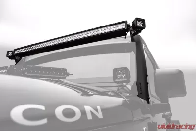 ZROADZ Front Roof LED Bracket to mount (1) 50 or 52 Inch Staight LED Light Bar Jeep JK 2007-2018 - Z374811