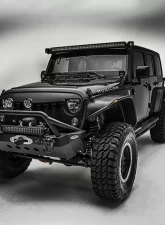 ZROADZ Front Roof LED Bracket to mount (1) 50 or 52 Inch Staight LED Light Bar Jeep JK 2007-2018                                     - Z374811 - Image 3