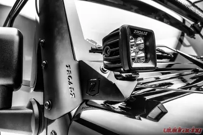 ZROADZ A Pillar LED Kit Incl. (2) 3 Inch LED Pod Lights Jeep JK 2007-2018 - Z374814-Kit