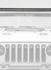 ZROADZ Front Roof LED Bracket to mount (1) 50 or 52 Inch Staight LED Light Bar and (4) 3 Inch LED Pod Lights Jeep JL 2018-2025                                     - Z374831-BK4 - Image 5