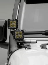 ZROADZ Front Roof LED Bracket to mount (1) 50 or 52 Inch Staight LED Light Bar and (4) 3 Inch LED Pod Lights Jeep JL 2018-2025                                     - Z374831-BK4 - Image 7