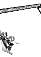ZROADZ Front Roof LED Bracket to mount (1) 50 or 52 Inch Staight LED Light Bar and (4) 3 Inch LED Pod Lights Jeep JL 2018-2025                                     - Z374831-BK4 - Image 10