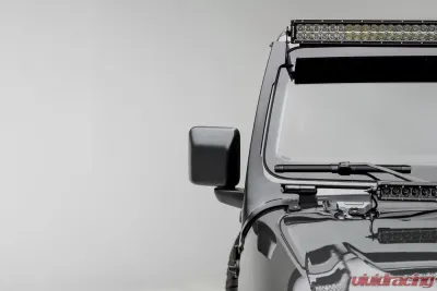 ZROADZ Front Roof LED Kit Incl. (1) 50 Inch LED Straight Double Row Light Bar Jeep JL 2018-2025 - Z374831-KIT