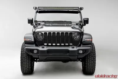 ZROADZ Front Roof LED Kit Incl. (1) 50 Inch LED Straight Double Row Light Bar and (2) 3 Inch LED Pod Lights Jeep JL 2018-2025 - Z374831-KIT2