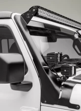 ZROADZ Front Roof LED Kit Incl. (1) 50 Inch LED Straight Double Row Light Bar and (4) 3 Inch LED Pod Lights Jeep Wrangler JL 2018-2025                                     - Z374831-KIT4 - Image 2