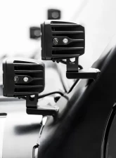 ZROADZ Front Roof LED Kit Incl. (1) 50 Inch LED Straight Double Row Light Bar and (4) 3 Inch LED Pod Lights Jeep Wrangler JL 2018-2025                                     - Z374831-KIT4 - Image 6