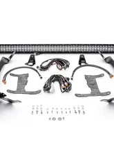 ZROADZ Front Roof LED Kit Incl. (1) 50 Inch LED Straight Double Row Light Bar and (4) 3 Inch LED Pod Lights Jeep Wrangler JL 2018-2025                                     - Z374831-KIT4 - Image 9