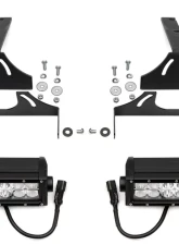 ZROADZ Rear Bumper LED Kit (2) 6" LED Straight Double Row Light Bars Colorado Canyon 2015-2025 | Ford Raptor 2017-2025                                     - Z382671-Kit - Image 2