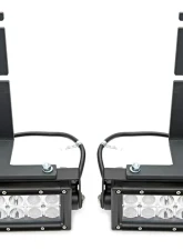 ZROADZ Rear Bumper LED Kit (2) 6" LED Straight Double Row Light Bars Colorado Canyon 2015-2025 | Ford Raptor 2017-2025                                     - Z382671-Kit - Image 3