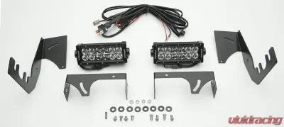 ZROADZ Rear Bumper LED Bracket to mount (2) 6 Inch Straight Light Bar Ram Rebel 2015-2018 - Z384551