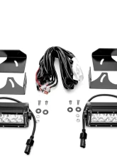 ZROADZ Rear Bumper LED Kit Incl. (2) 6 Inch LED Straight Double Row Light Bars Ram 1500 2019-2023                                     - Z384721-KIT - Image 2