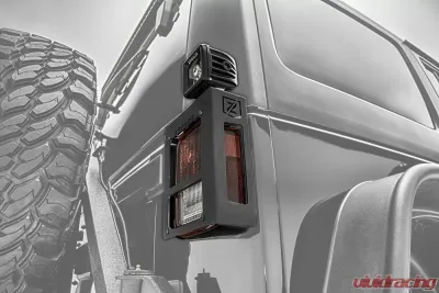 ZROADZ Tail Light Protector LED Kit Incl. (2) 3 Inch LED Pod Lights Jeep JK 2007-2018 - Z384811-Kit