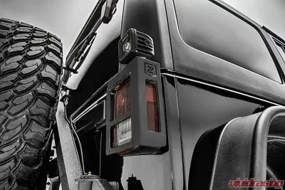 ZROADZ Tail Light Protector LED Bracket to mount (2) 3 Inch LED Pod Lights Jeep JK 2007-2018 - Z384811