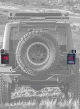 ZROADZ Tail Light Protector LED Bracket to mount (2) 3 Inch LED Pod Lights Jeep JK 2007-2018                                     - Z384811 - Image 5