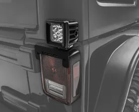 ZROADZ Tail Light Top LED Bracket to mount (2) 3 Inch LED Pod Lights Jeep JK 2007-2018