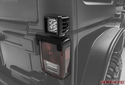 ZROADZ Tail Light Top LED Kit Incl. (2) 3 Inch LED Pod Lights Jeep JK 2007-2018 - Z384812-Kit