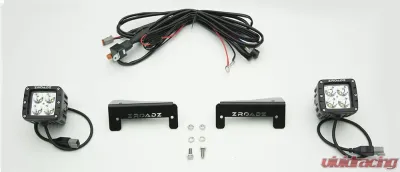 ZROADZ Tail Light Top LED Kit Incl. (2) 3 Inch LED Pod Lights Jeep JK 2007-2018 - Z384812-Kit