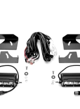 ZROADZ Rear Bumper LED Kit Incl. (2) 6 Inch LED Straight Single Row Slim Light Bars Ram 1500 2019-2023                                     - Z384821-KIT - Image 4