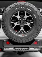 ZROADZ Rear Bumper LED Kit Incl. (1) 10 Inch LED Single Row Slim Light Bar Jeep JL 2018-2025                                     - Z384931-KIT - Image 3