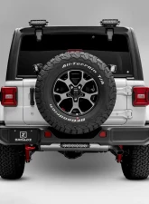 ZROADZ Rear Bumper LED Bracket to mount (1) 10 Inch Straight Light Bar Jeep JL 2018-2025                                     - Z384931 - Image 5