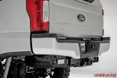 ZROADZ Rear Bumper LED Bracket to mount (2) 6 Inch Straight Light Bar Ford Super Duty 2017-2021 - Z385471