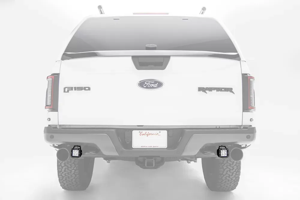 ZROADZ Rear Bumper LED Kit (2) 3"LED Pod Lights Ford Raptor 2017-2025 - Z385651-KIT