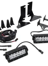 ZROADZ Rear Bumper LED Bracket to mount (2) 6" Straight Light Bar Ford F-150 | Ford Raptor 2017-2025                                     - Z385731 - Image 3