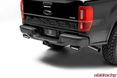 ZROADZ Rear Bumper LED Kit, Incl. (2) 6 Inch LED Straight Single Row Slim Light Bars Ford Ranger 2019-2023 - Z385881-KIT
