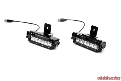 ZROADZ Rear Bumper LED Kit, Incl. (2) 6 Inch LED Straight Single Row Slim Light Bars Ford Ranger 2019-2023 - Z385881-KIT