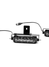 ZROADZ Rear Bumper LED Kit, Incl. (2) 6 Inch LED Straight Single Row Slim Light Bars Ford Ranger 2019-2023                                     - Z385881-KIT - Image 8