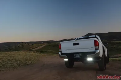ZROADZ Rear Bumper LED Bracket to mount (2) 6 Inch Straight Light Bar Toyota Tacoma 2016-2023 - Z389401