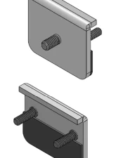 ZROADZ Universal Panel Clamp LED Bracket to mount (2) 3 Inch LED Pod Lights Chevrolet Silverado 1500 2015-2022                                     - Z390002 - Image 5