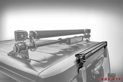 ZROADZ Rear Window LED Bracket to mount (1) 30 Inch Staight Single Row LED Light Bar Jeep JK 2007-2018 - Z394811