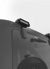 ZROADZ Rear Window LED Bracket to mount (2) 6 Inch Staight Single Row LED Light Bars Jeep JK 2007-2018                                     - Z394812 - Image 4