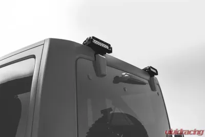 ZROADZ Rear Window LED Bracket to mount (2) 6 Inch Staight Single Row LED Light Bars Jeep JK 2007-2018 - Z394812