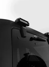 ZROADZ Rear Window LED Bracket to mount (2) 6 Inch Staight Single Row LED Light Bars Jeep JK 2007-2018                                     - Z394812 - Image 2