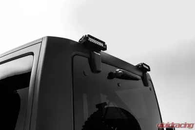 ZROADZ Rear Window LED Bracket to mount (2) 6 Inch Staight Single Row LED Light Bars Jeep JK 2007-2018 - Z394812